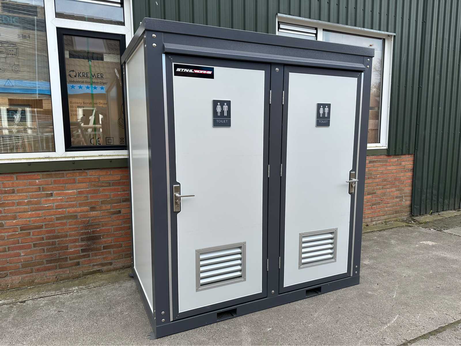 ID: 007 -NEW 2025 Stahlworks Double Sanitary Unit
